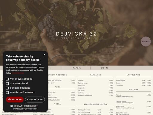 vítejte v tretter’s wine bar dejvická, kde se snoubí elegance a vášeň pro víno. objevte širokou nabídku vín, delikates a koktejlů v jedinečné atmosféře.