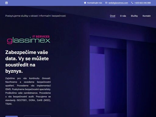 zabezpečíme vaše data. vy se můžete soustředit na byznys.