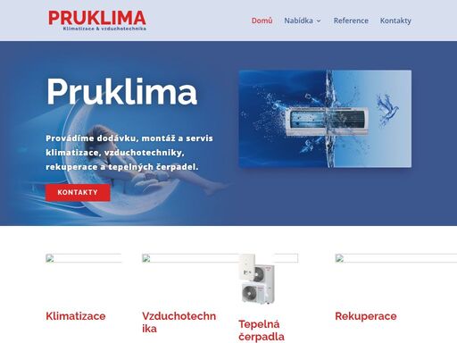 domů. montáž a servis klimatizace, vzduchotechniky a tepelných čerpadel. dodáváme zařízení osvědčených značek