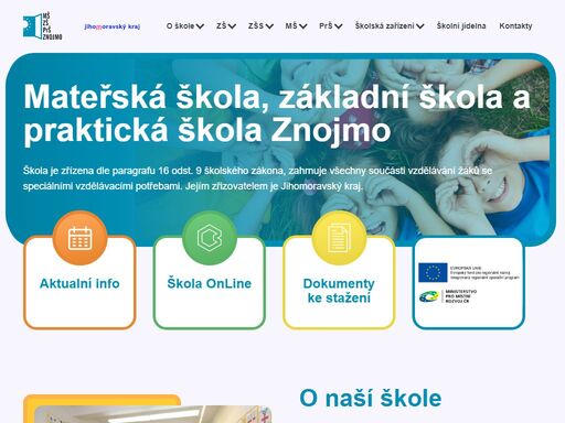 mateřská škola, základní škola a praktická škola znojmo