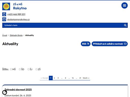 máme 3 třídy 1. stupně zš, dvě třídy mš rozdělené dle věku a třídu družiny. naše jídelna nabízí stravování i cizím strávníkům. podívejte se na naše aktivity.
