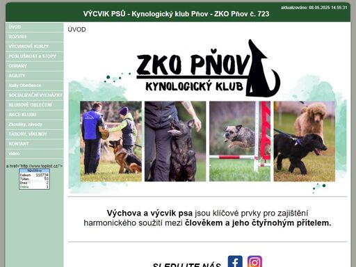 výcvik psů, kurzy pro začátečníky, sportovní výcvik, agility