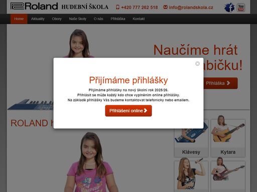 vyučujeme hudební obory pro děti i dospělé, začátečníky i pokročilé.