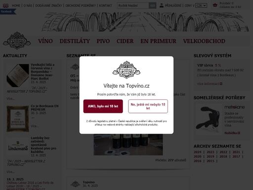 prodej alkoholických nápojů, široká nabídka, vše skladem, k dodání ihned.