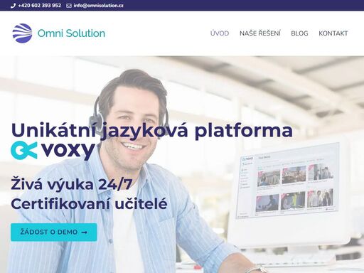 objevte nejjednodušší, nejrychlejší a nejefektivnější způsob učení se angličtiny - online výukový program angličtiny nadnárodní společnosti voxy.