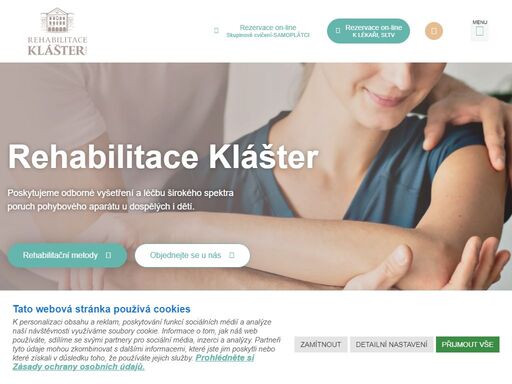 rehabilitace, elektroléčba i odborné vyšetření poruch pohybového aparátu dětí i dospělých. nejen to vás čeká v centru rehabilitace klášter v opavě.