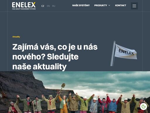 návrh a realizace systémů řízení kvality uhlí vám na míru dodává enelex česká republika, chvaletice. poznejte naše hi-tech systémy. navštivte náš web.