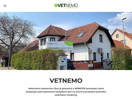 ?veterinární nemocnice libuš je pracoviště s nepřetržitým provozem, které poskytuje svým pacientům komplexní péči na úrovni současných poznatků veterinární medicíny.