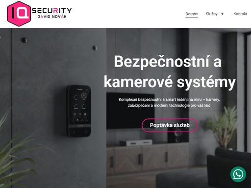 nabízíme odbornou instalaci a servis kamerových systémů dahua, tvt a software axoonone. jsme autorizovaný partner bezpečnostních systémů ajax jeweller a fibra. specializujeme se také na videotelefony pro rodinné domy a firmy, wifi řešení unifi a montáže internetu starlink.