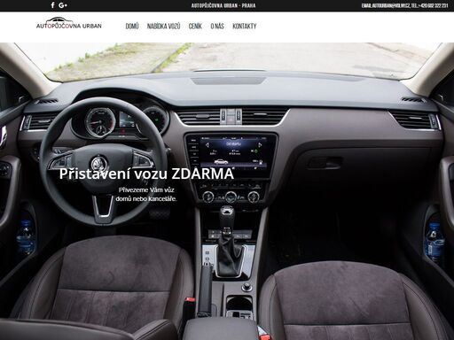 půjčovna vozů v praze a okolí. nabízíme levné půjčení aut škoda. naše autopůjčovna urban praha 9 se nachází v hlavním městě praha. ceny již od 300 kč na den.
