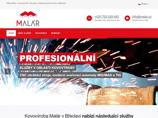 malár - odborníci na zpracování kovu a kovových výrobků. řezání, ohýbání, svařování ...