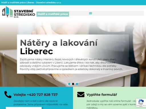 malíři a malířské práce liberec • kompletní realizace na klíč liberec | stavební středisko s.r.o.