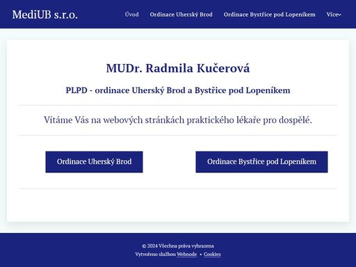 plpd - ordinace uherský brod a bystřice pod lopeníkem