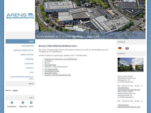 heinz arens gmbh
oberflächenfullservice
siemensstraße 12
d-57439 attendorn
tel: +49 (0) 27 22 . 55 02 - 0