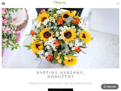 květiny floris v brně králově poli nabízí dárkové, svatební, smuteční kytice, smuteční věnce, pokojové rostliny. zajišťujeme rozvoz květin po městě brně. nakupte v brně květiny online, nebo nás navštivte.