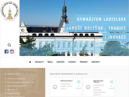 gymnázium ladislava jaroše holešov