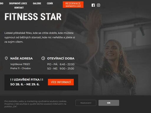 přátelské fitko, kde se cítíte dobře, kde můžete kvalitně trénovat, kde nic neřešíte a jdete si za svým cílem.