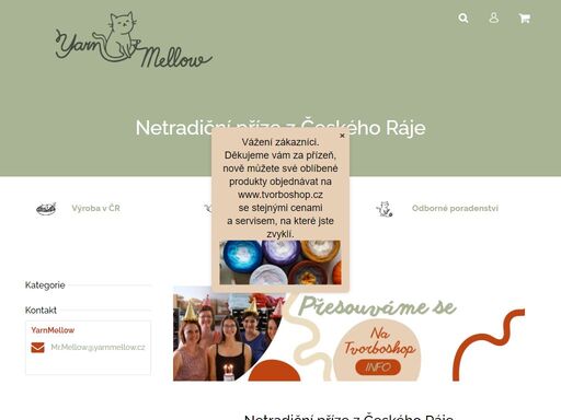 jsme ryze česká firma a v naší dílně v českém ráji vyrábíme netradiční příze vysoké kvality. náš sortiment neustále rozšiřujeme a díky tomu už můžeme našim zákazníkům nabídnout bavlněné i polyesterové šňůry, bavlněné špagáty, macramé příze a náš bestseller klubíčka butterfly.