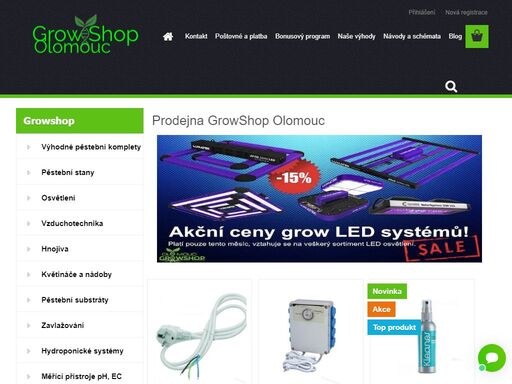 široký sortiment potřeb pro indoor i outdoor pěstování za akční ceny. hnojiva, led systémy, growboxy, vzduchotechnika, hydroponie. vše skladem.