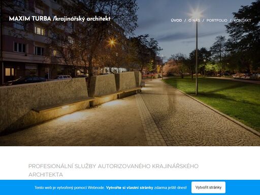 profesionální služby autorizovaného krajinářského architekta