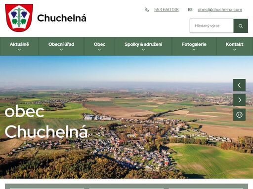 oficiální stránky obce chuchelná
