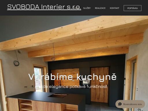 svoboda interier s.r.o. - kuchyňské linky s individuálním řešení do nejmenšího detailu.