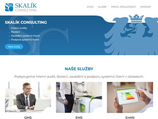 skalík consulting - interní audity, školení, zavádění systémů řízení, podpora systémů řízení.