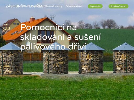 zásobník na dřevo - geniální pomocník