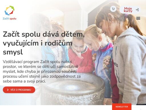 vzdělávací program začít spolu nabízí prostor, ve kterém se děti učí samostatně myslet, kde chyba je přirozenou součástí procesu učení stejně jako zodpovědnost za sebe sama a svoji práci.
