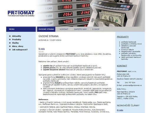 bankovní technika - prodej a servis. počítačky bankovek, počítačky mincí, detektory pravosti bankovek, uv lampy, kurzovní tabule, bezpečnostní zavazadla.