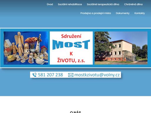 o nás - sdružení most k životu, z.s.