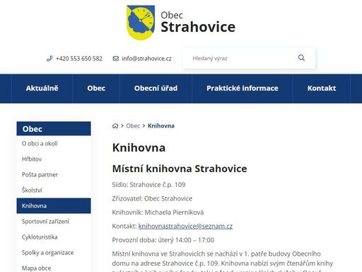 oficiální stránky obce