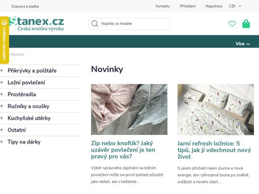 vítejte v našem obchodě. na našem e-shopu naleznete pouze produkty vycházející z české výroby z jihočeského města písek.