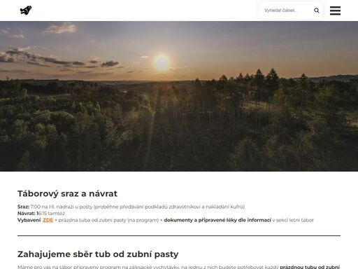 webové stránky turistického oddílu kňouři 439