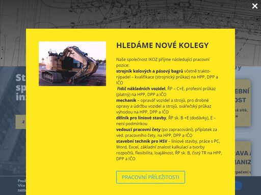 výstavba inženýrských sítí a kanalizace. práce provádíme vlastními zaměstnanci, stejně tak i veškerou dopravu vlastními prostředky.
