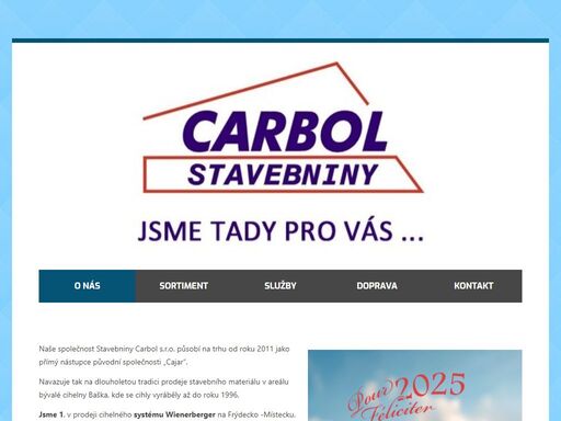 stavebniny frýdek - místek carbol, s.r.o.