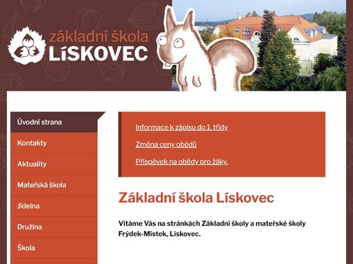 vítáme vás na stránkách základní školy a mateřské školy frýdek-místek, lískovec. zde naleznete starý školní web…