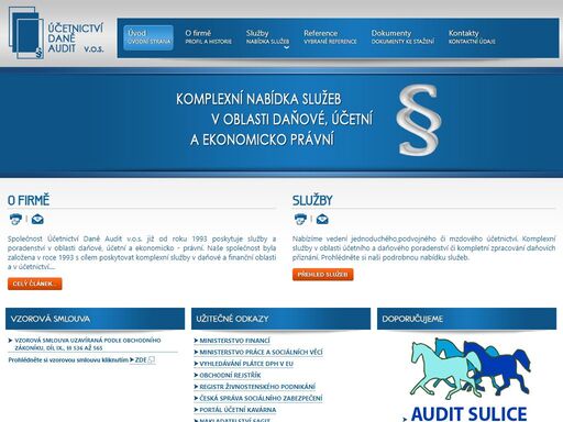 účetnictví daně audit v.o.s. - komplexní nabídka služeb v oblasti daňové, účetní a ekonomicko právní. zpracování daňové a mzdové agendy...