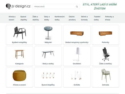 objevte exkluzivní designový nábytek na js-design.cz. stylové sedací soupravy, jídelní stoly, svítidla a bytové doplňky pro harmonický interiér.