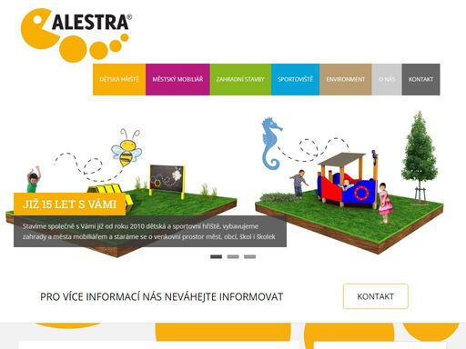 stavíme společně s vámi již od roku 2010 dětská a sportovní hřiště, vybavujeme zahrady a města mobiliářem a staráme se o venkovní prostor měst, obcí, škol i školek jsme hrdí na to, že právě díky vám a vašemu zájmu se nám daří spoluvytvářet krásný a funkční prostor již čtrnáctou sezónu. díky vám jsme pro děti vytvořili nespočet dětských hřišť, workoutová, fitness a multifunkční hřiště pro sportovce různého věku a pro všechny do našeho veřejného prostoru mnoho zahradního a městského mobiliáře. abychom si udrželi vaši důvěru i nadále, neustále pracujeme na vylepšování a inovacích našich produktů. těšíme se na další spolupráci a děkujeme vám, že sdílíte lásku ke krásně upravenému veřejnému prostoru. navrhujeme sériová i atypická hřiště a sportoviště. oslovte nás s realizací vašich představ.