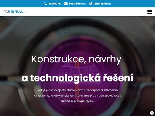 poskytujeme kompletní služby v oblasti zabezpečení materiálem, komponenty, výrobky a vybavením převážně pro výrobní společnosti v automobilovém průmyslu.