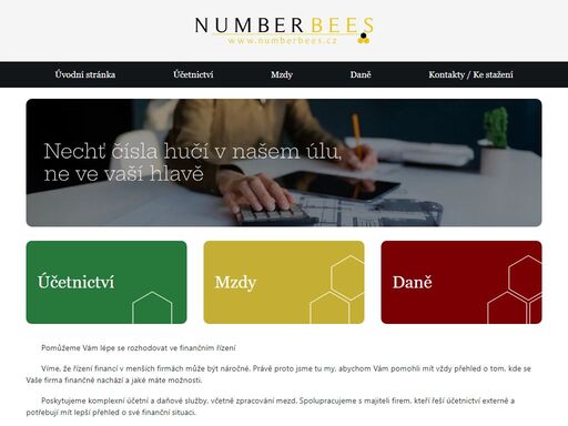 number bees s.r.o. je účetní a daňovou společností, která poskytuje komplexní účetní služby pro široké spektrum klientů.