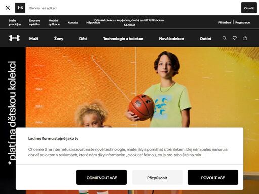 jsme výhradní distributor americké značky under armour pro českou a slovenskou republiku.