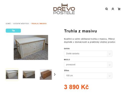 český výrobce truhlářství david s.r.o. vám představuje aktuální nabídku kvalitních postelí z masivu. dále vyrábíme boudy pro psy a kočky, úložné prostory, truhly, stoly, stoličky, bedýnky, ale i jiné výrobky z masivu. pokud hledáte kvalitu a českou výrobu, tak jste u nás rozhodně správně.
 
povrchovou úpravu…