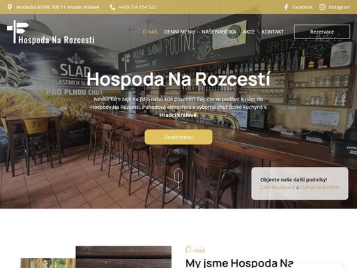 výborná česká kuchyně a pohodová atmosféra v srdci hradce králové, to je hospoda na rozcestí. přijďte k nám posedět a dát si něco dobrého k snědku či k pití.