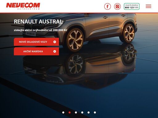 nevecom autorizovaný prodej a servis vozidel renault a dacia.