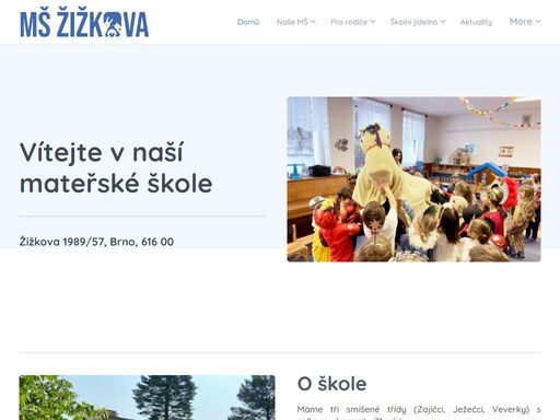 vítejte v naší mateřské škole