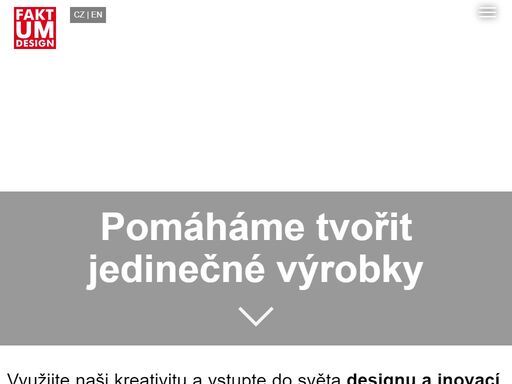 faktum design dodává kreativní návrhy designu pro strojírenství, elektroniku a spotřební výrobky. kreativní řešení designu a kompletní vývoj výrobku dle potřeb zákazníka.