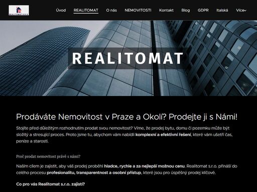 prodáváte nemovitost v praze a okolí? prodejte ji s námi!