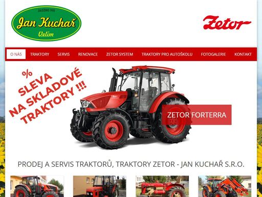 jan kuchař s.r.o. z velimi je autorizovaný prodejce a regionální zástupce firmy zetor v regionech kolín, kutná hora, nymburk, praha – východ